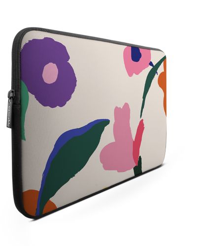 Handpainted Blooms Laptop Case 13-14 inch