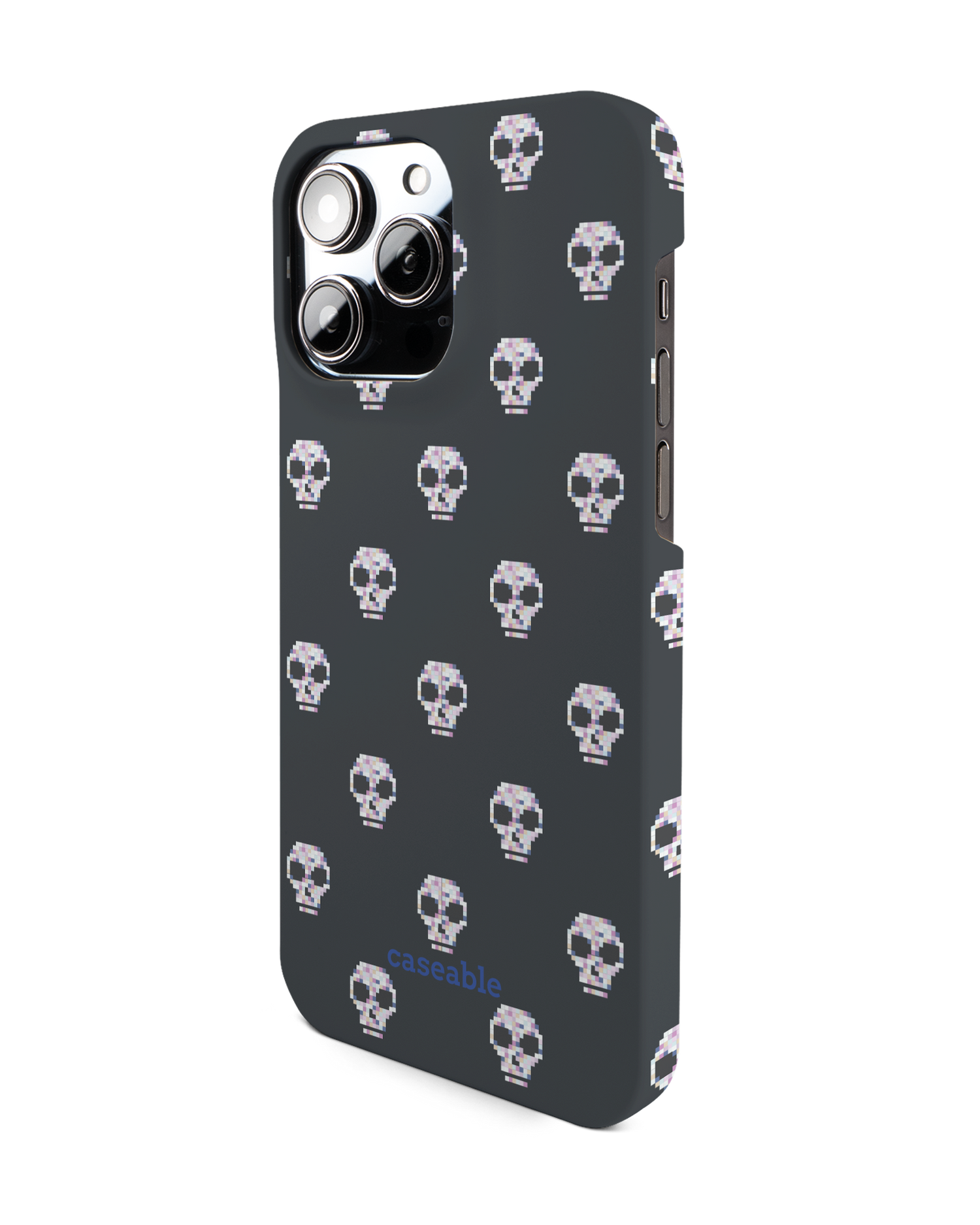 Digital Skulls Hard Shell Phone Case for Apple iPhone 14 Pro Max: View from the right side