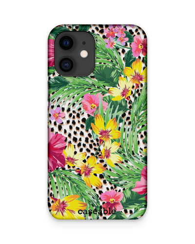 Tropical Cheetah Hard Shell Phone Case Apple iPhone 12 mini