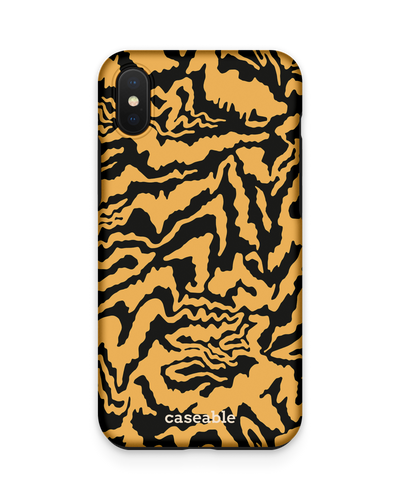 Warped Tiger Stripes Premium Phone Case Apple iPhone XS Max