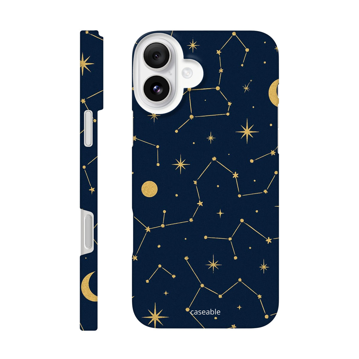 Starry Hard Shell Case for iPhone 16 Plus – Under the Stars
