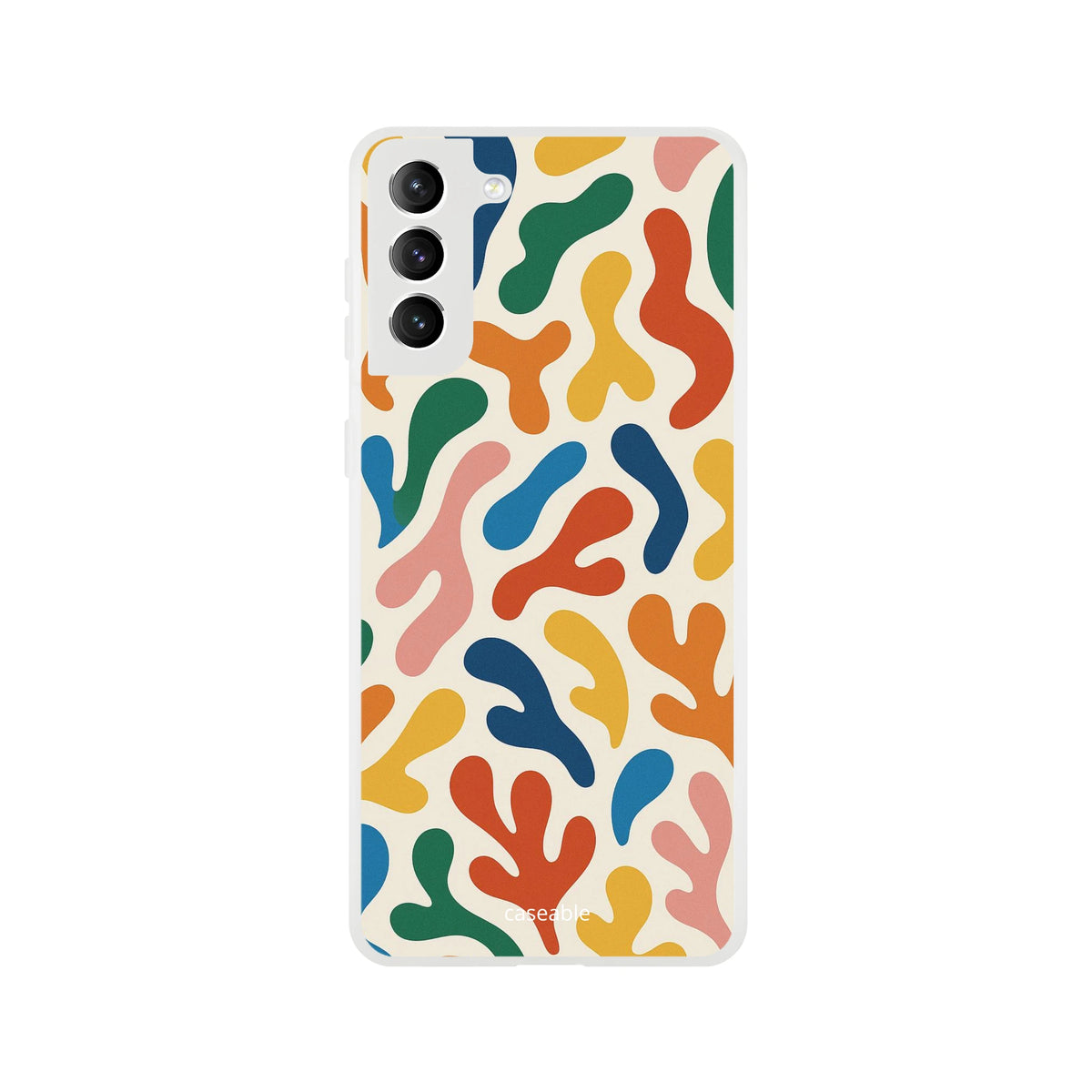 Colorful Silicone Case for Samsung Galaxy S21 Plus – Splash of Color
