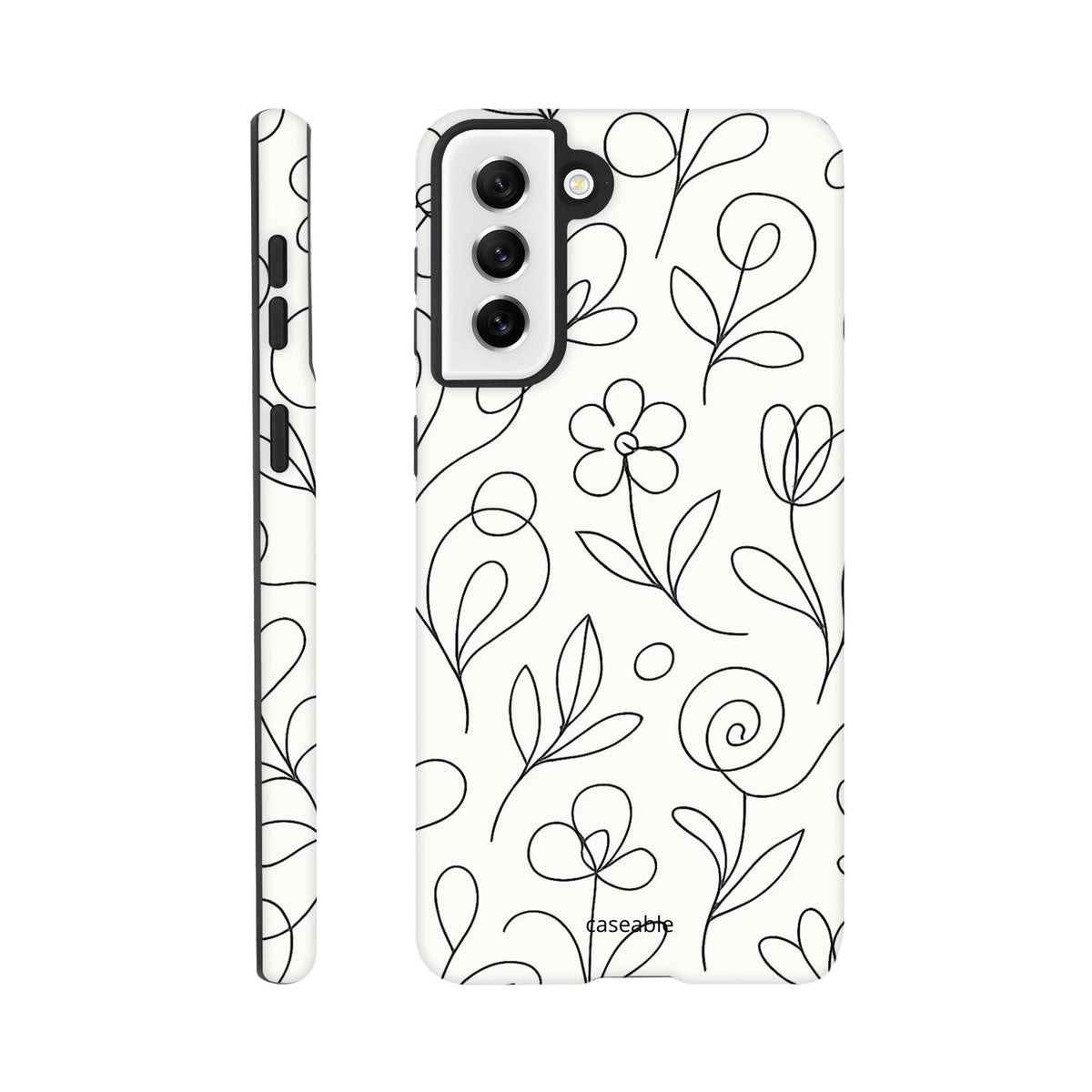 Floral Premium Case for Samsung Galaxy S21 Plus – Botanical Lines