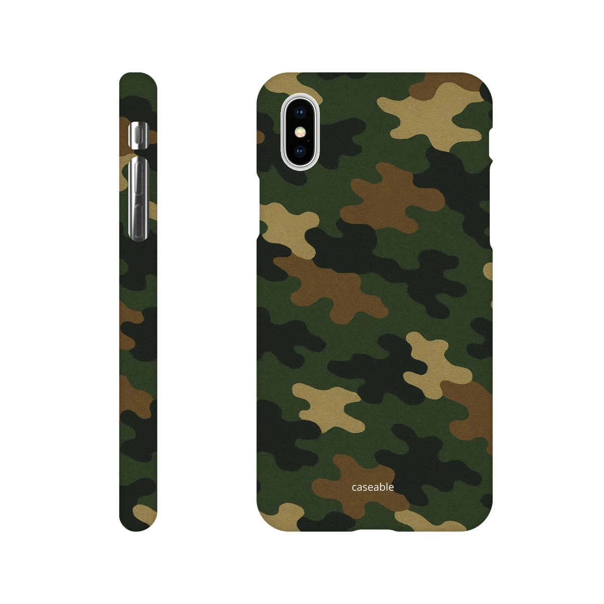 Camo Hard Shell Case for iPhone XS – Army Style