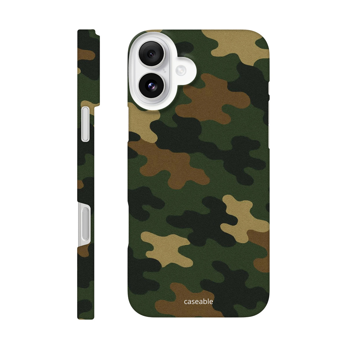 Camo Hard Shell Case for iPhone 16 Plus – Army Style
