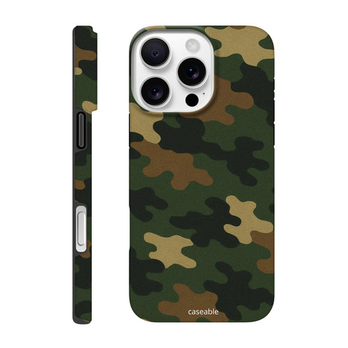 Camo Premium Case for iPhone 16 Pro Max – Army Style