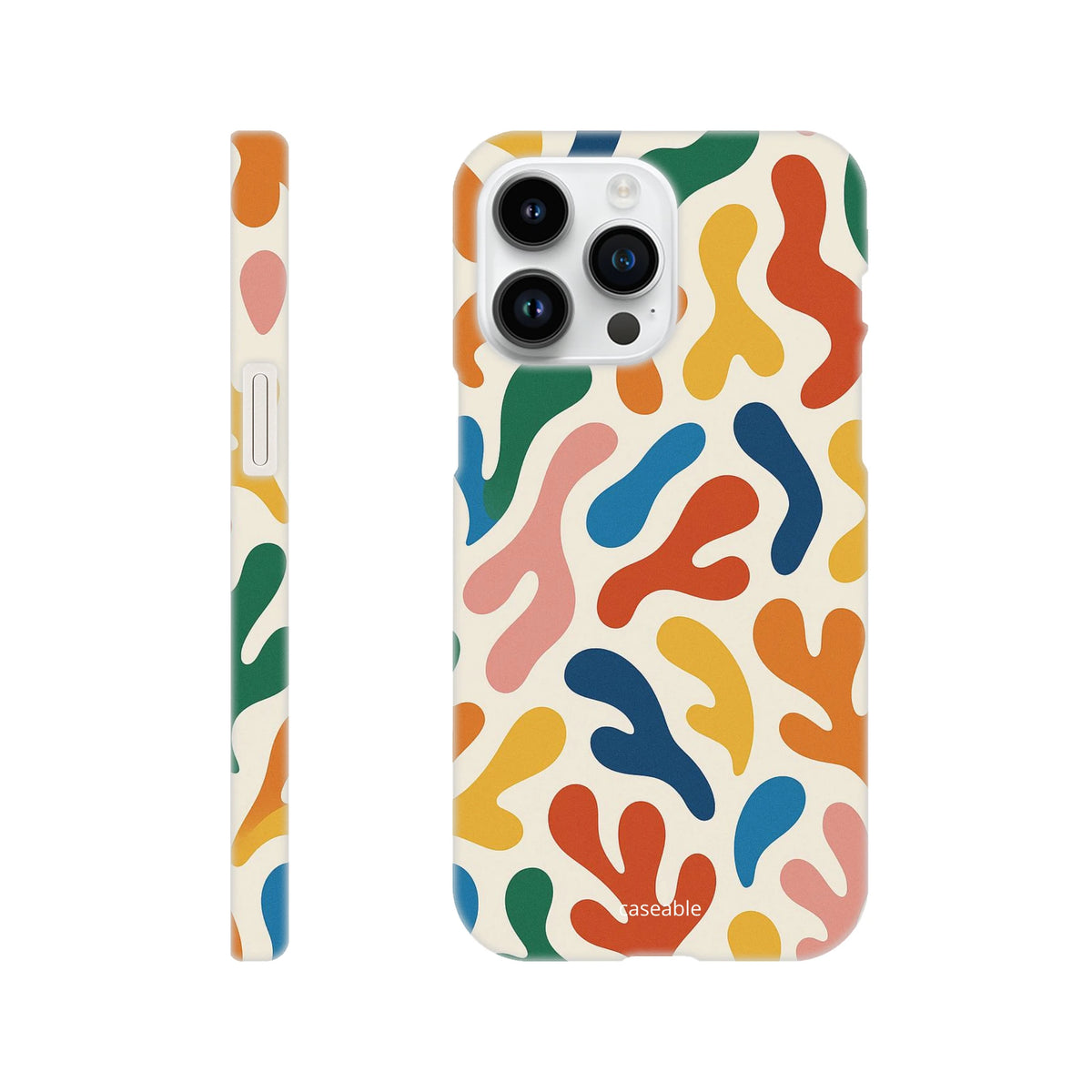 Colorful Hard Shell Case for iPhone 14 Pro Max – Splash of Color