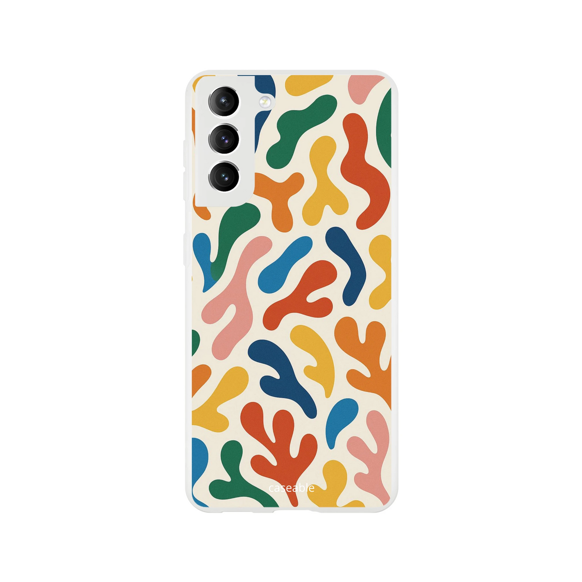 Colorful Silicone Case for Samsung Galaxy S21 – Splash of Color