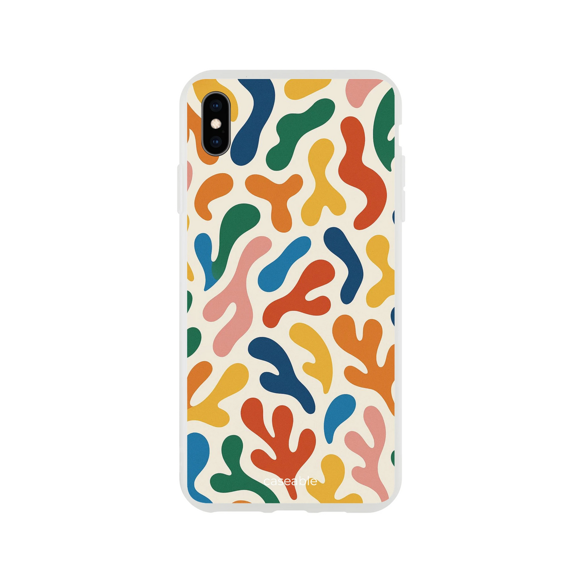 Colorful Silicone Case for iPhone XS Max – Splash of Color