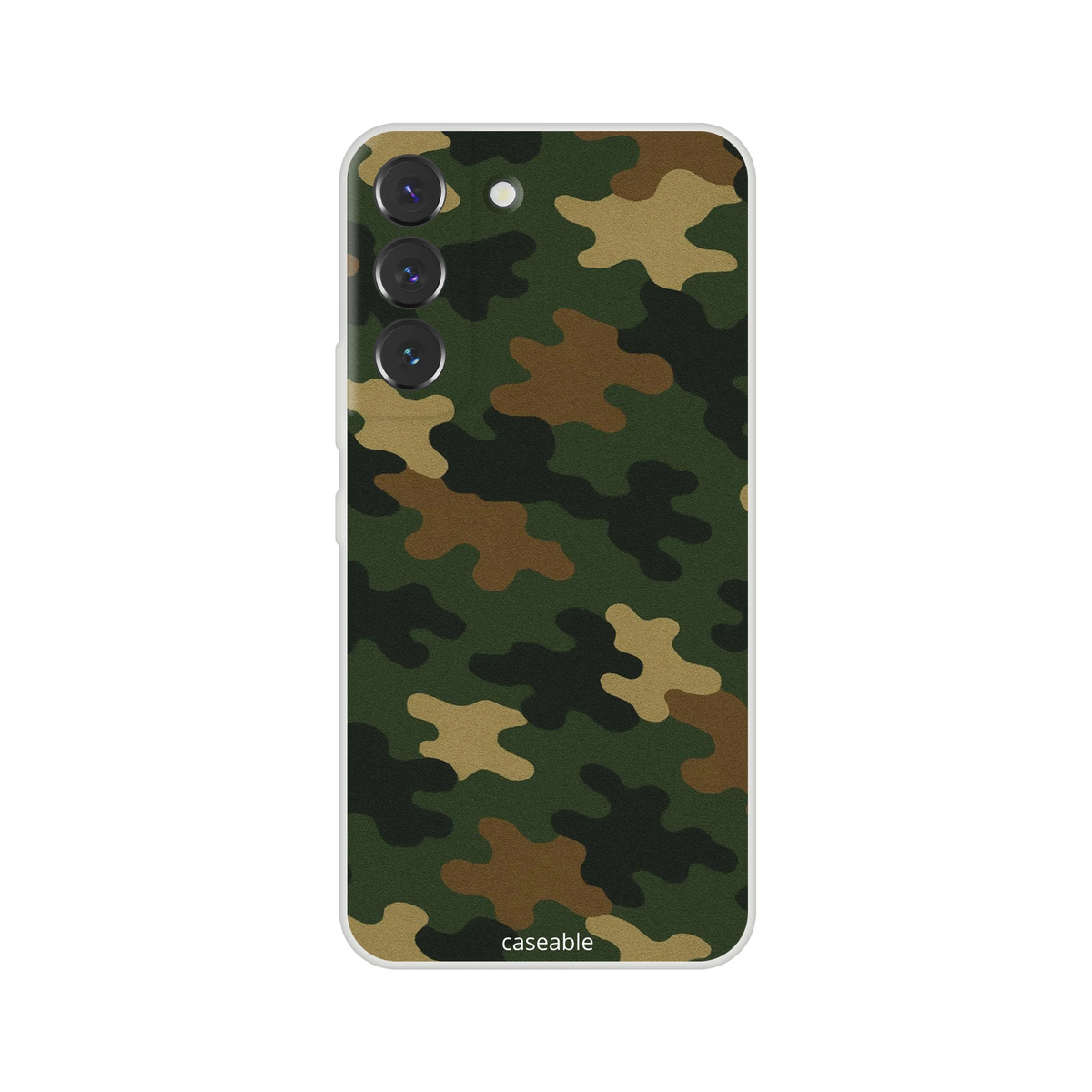 Camo Silicone Case for Samsung Galaxy S22 – Army Style