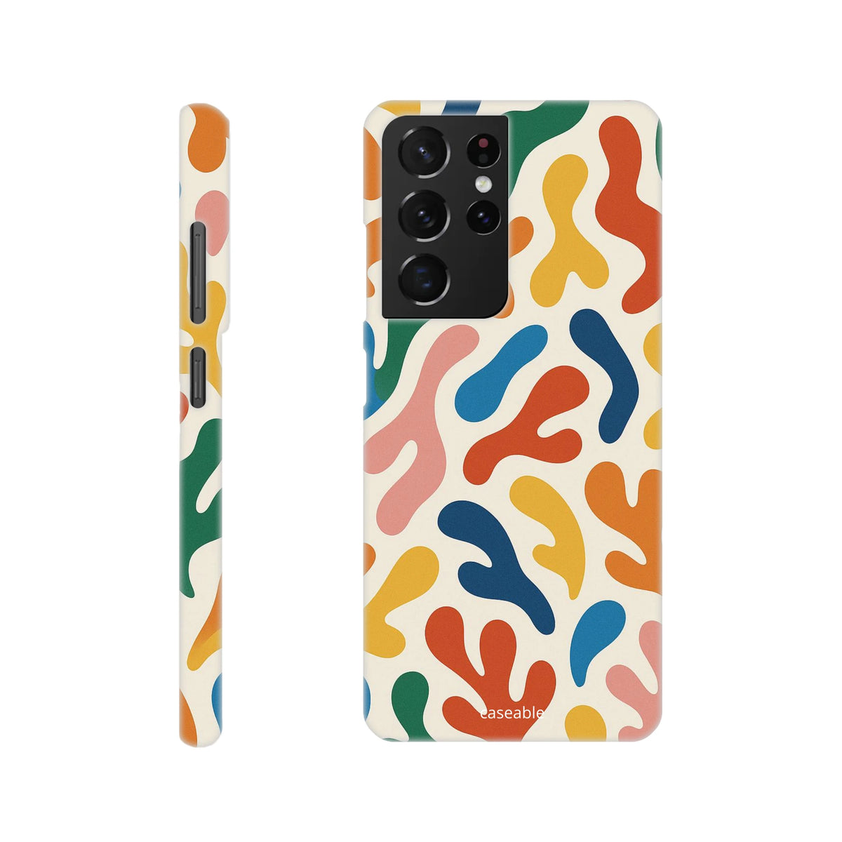 Colorful Hard Shell Case for Samsung Galaxy S21 Ultra – Splash of Color