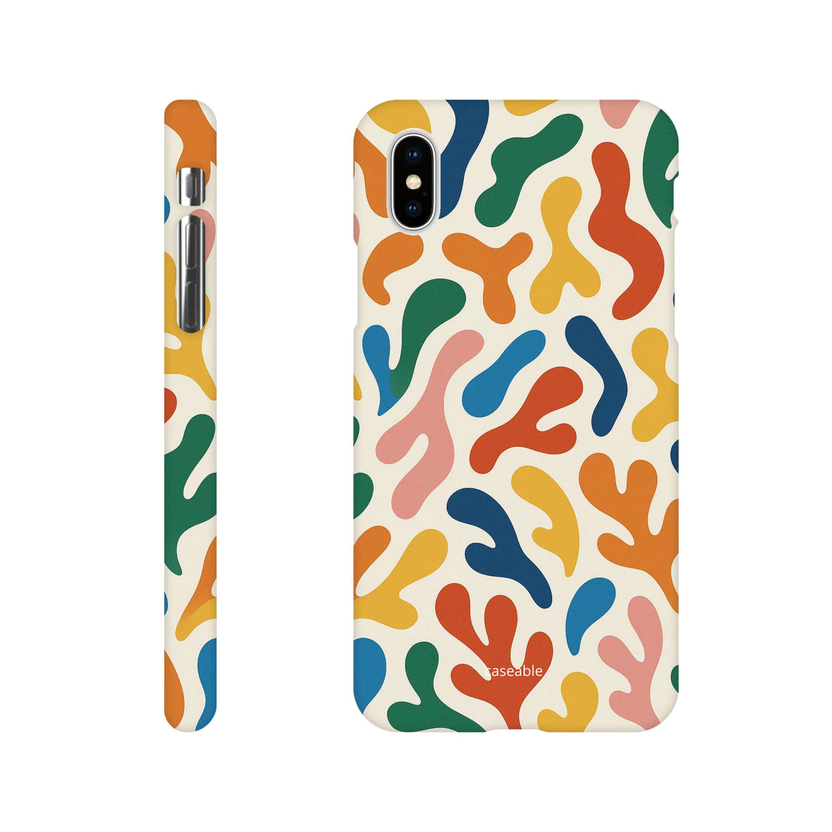 Colorful Hard Shell Case for iPhone X – Splash of Color