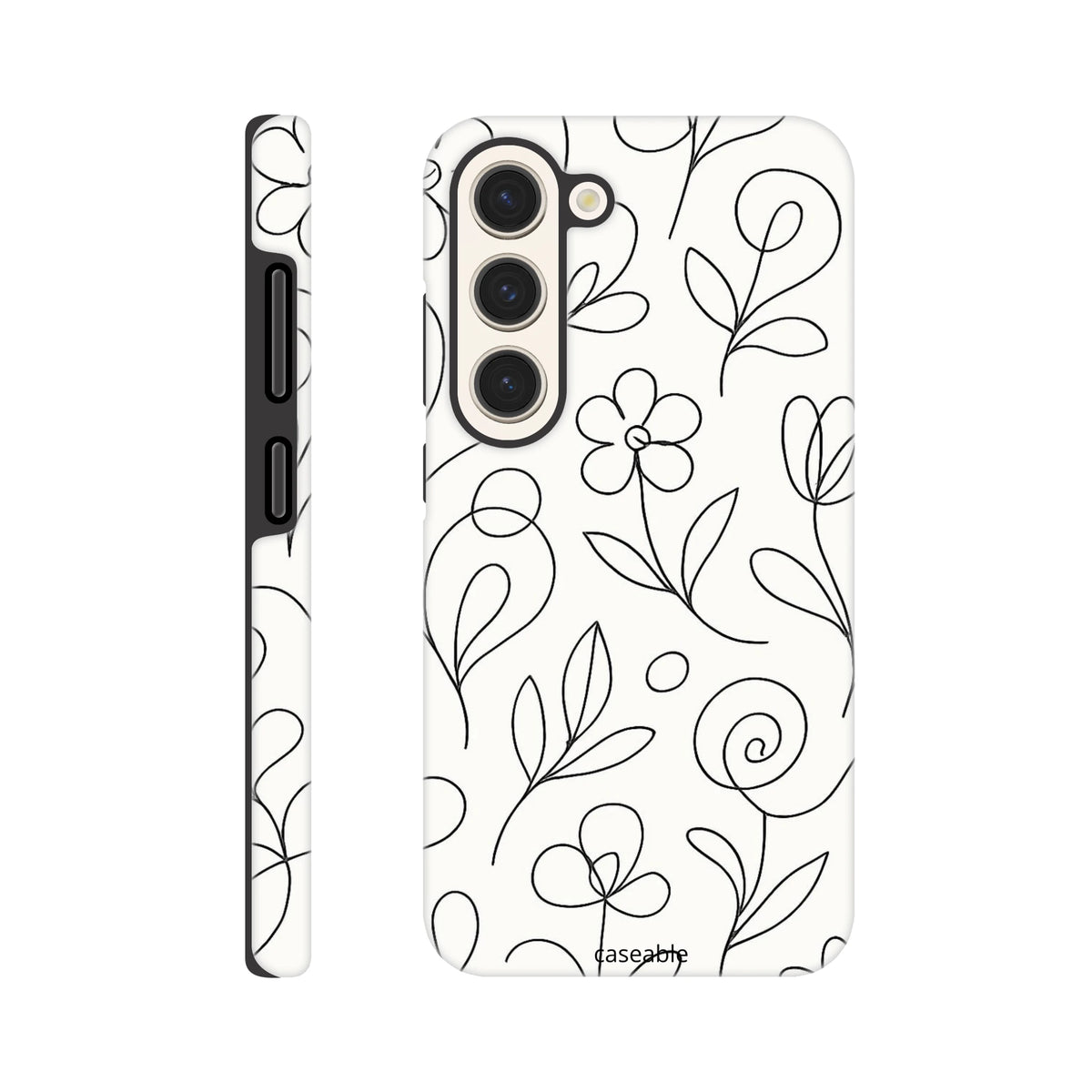 Floral Premium Case for Samsung Galaxy S23 – Botanical Lines