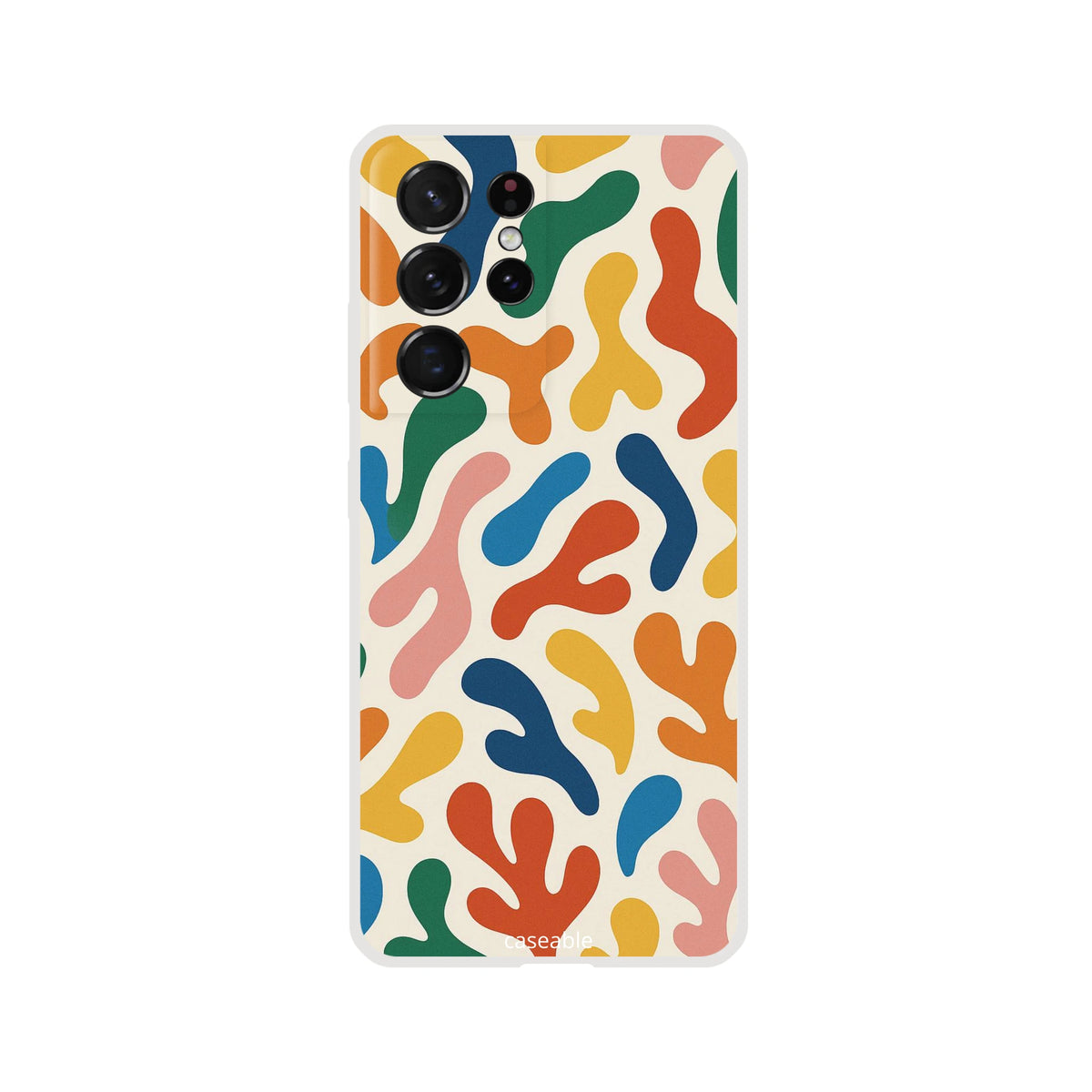 Colorful Silicone Case for Samsung Galaxy S21 Ultra – Splash of Color