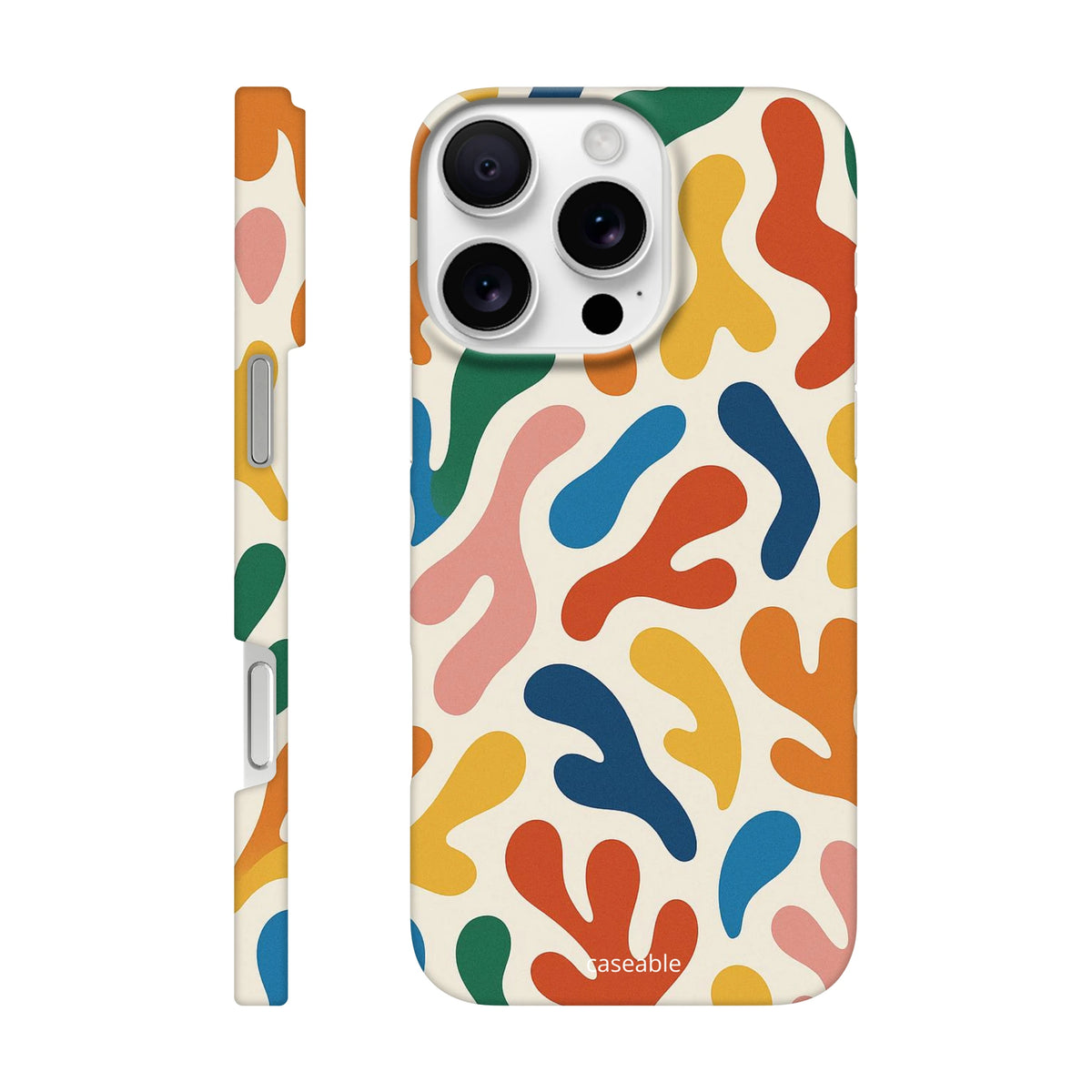 Colorful Hard Shell Case for iPhone 16 Pro Max – Splash of Color
