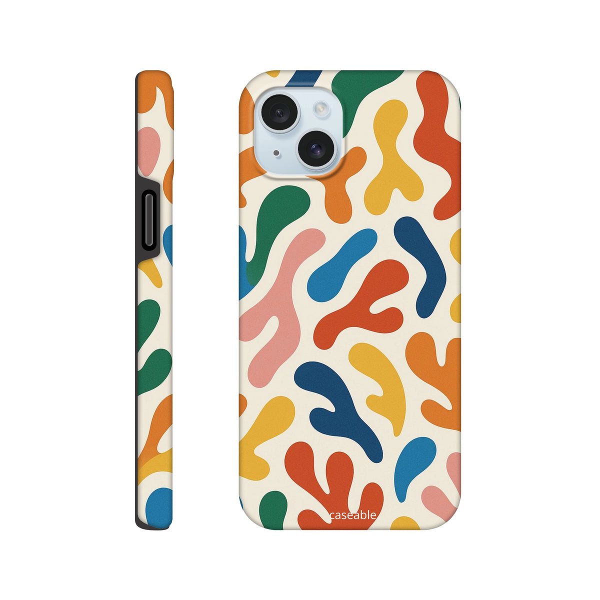 Colorful Premium Case for iPhone 15 Plus – Splash of Color
