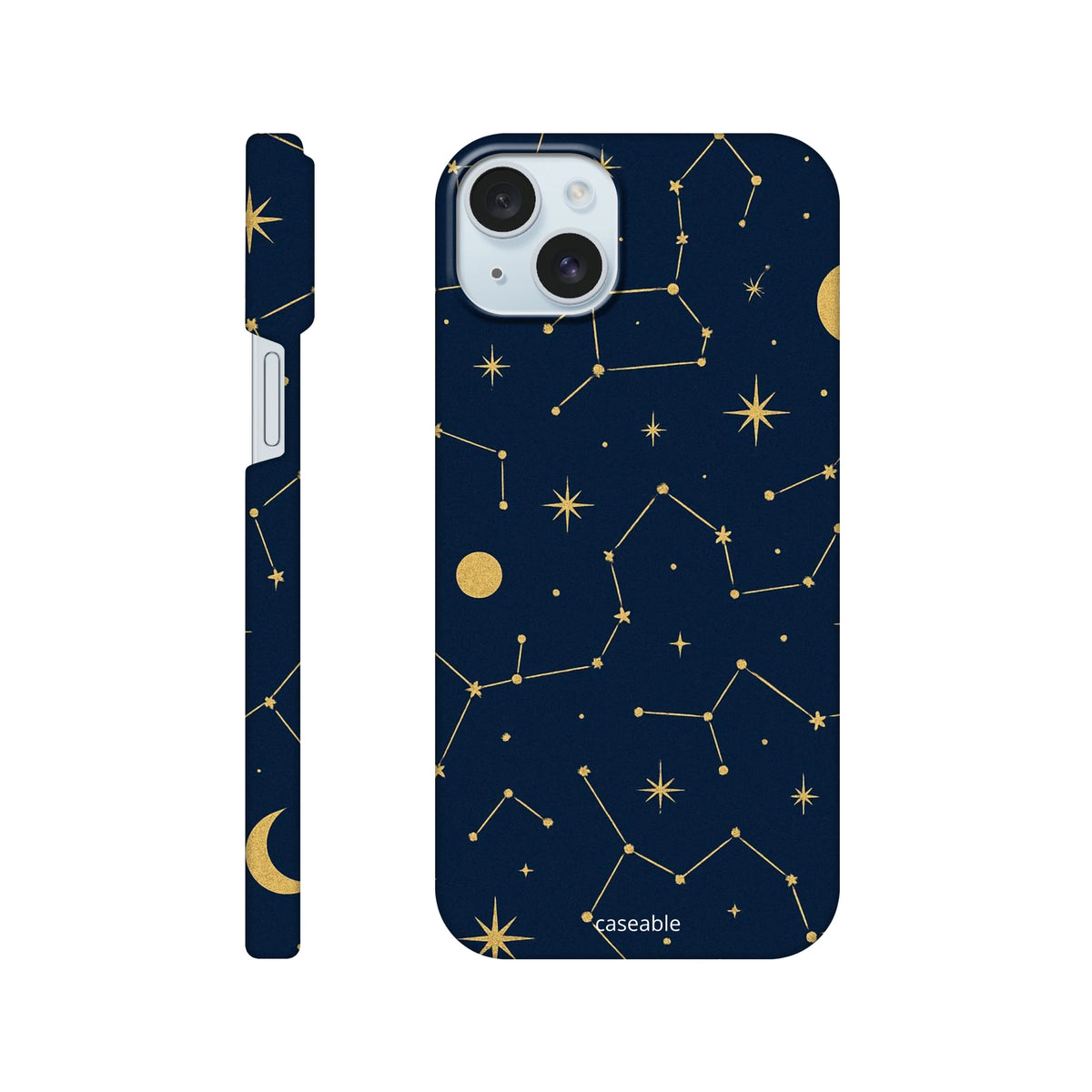 Starry Hard Shell Case for iPhone 15 Plus – Under the Stars