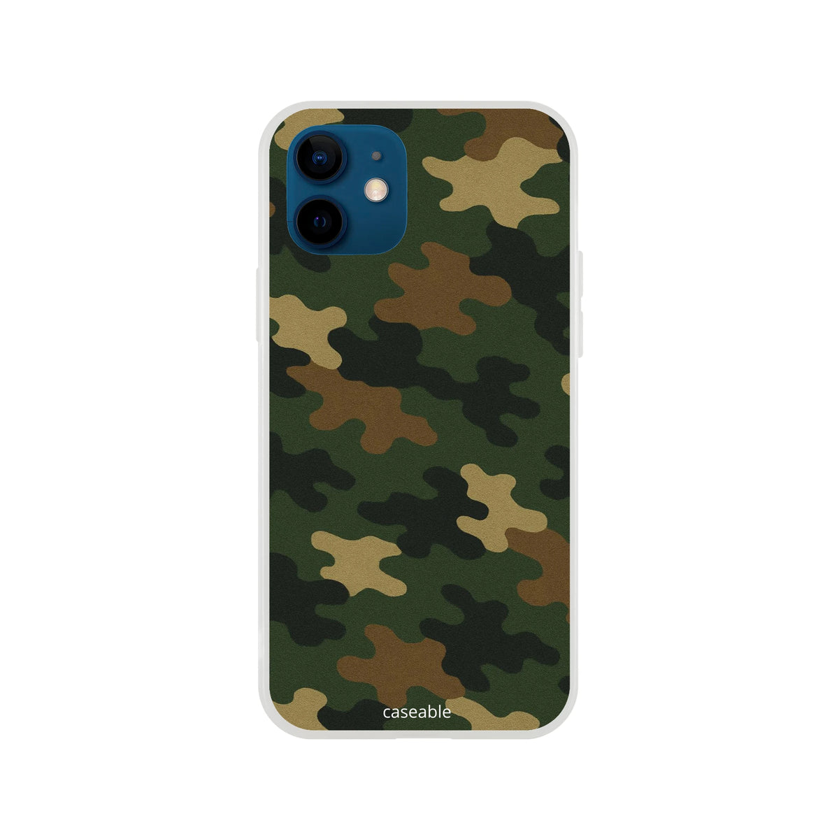 Camo Silicone Case for iPhone 12 – Army Style