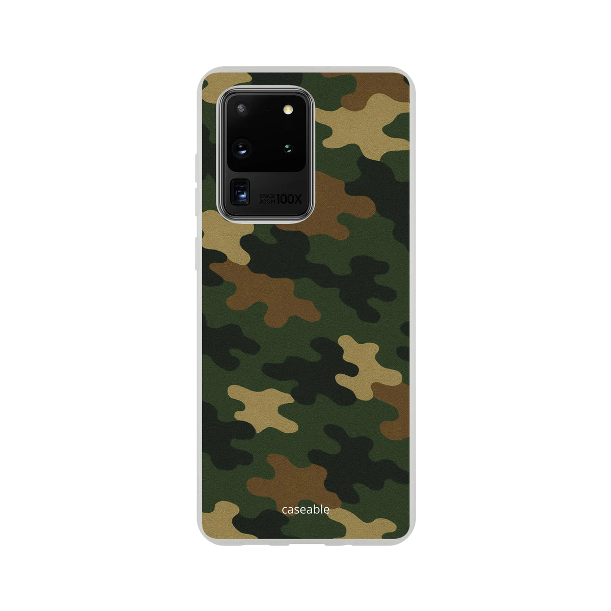Camo Silicone Case for Samsung Galaxy S20 Ultra – Army Style