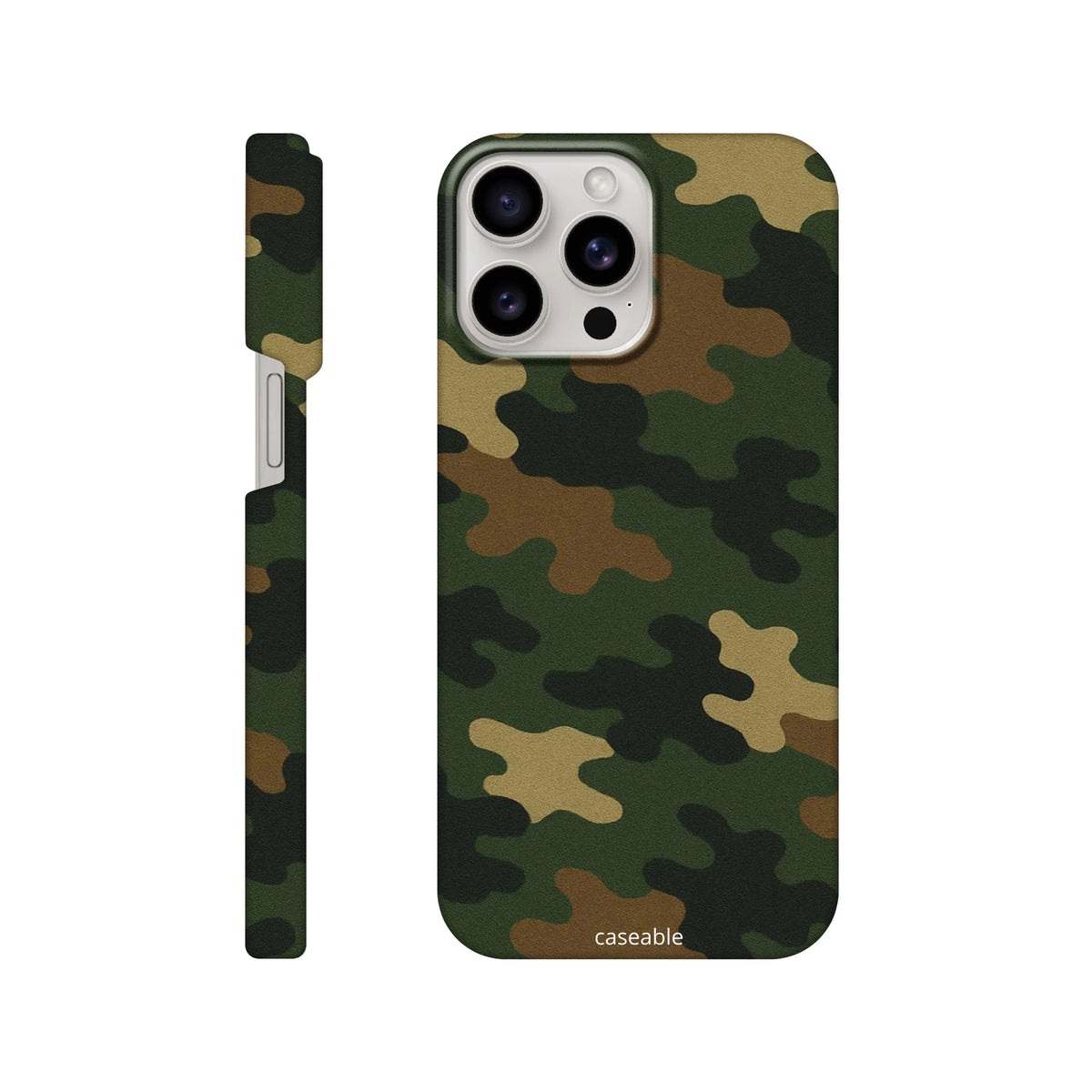 Camo Hard Shell Case for iPhone 15 Pro Max – Army Style
