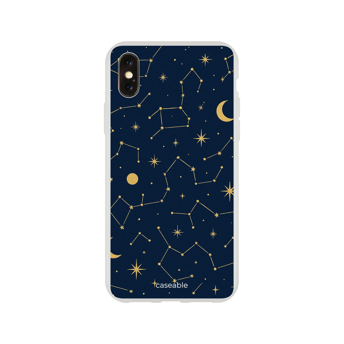 Starry Silicone Case for iPhone X – Under the Stars