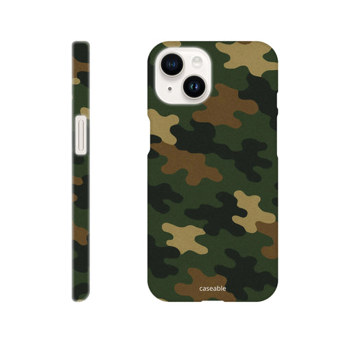 Camo Hard Shell Case for iPhone 14 – Army Style