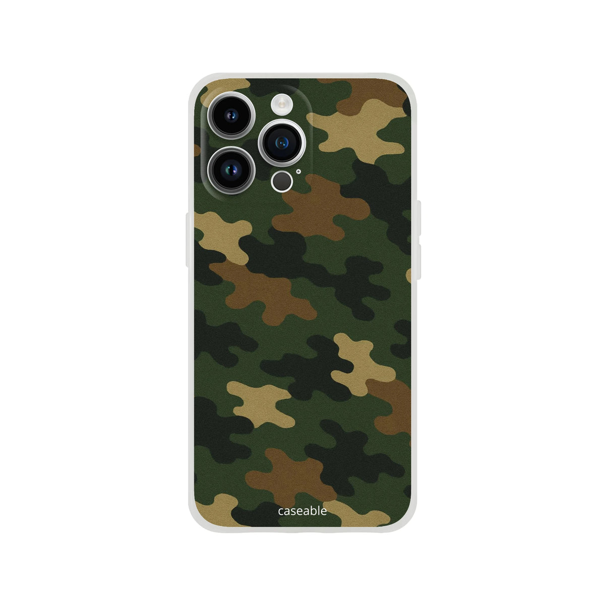 Camo Silicone Case for iPhone 14 Pro Max – Army Style