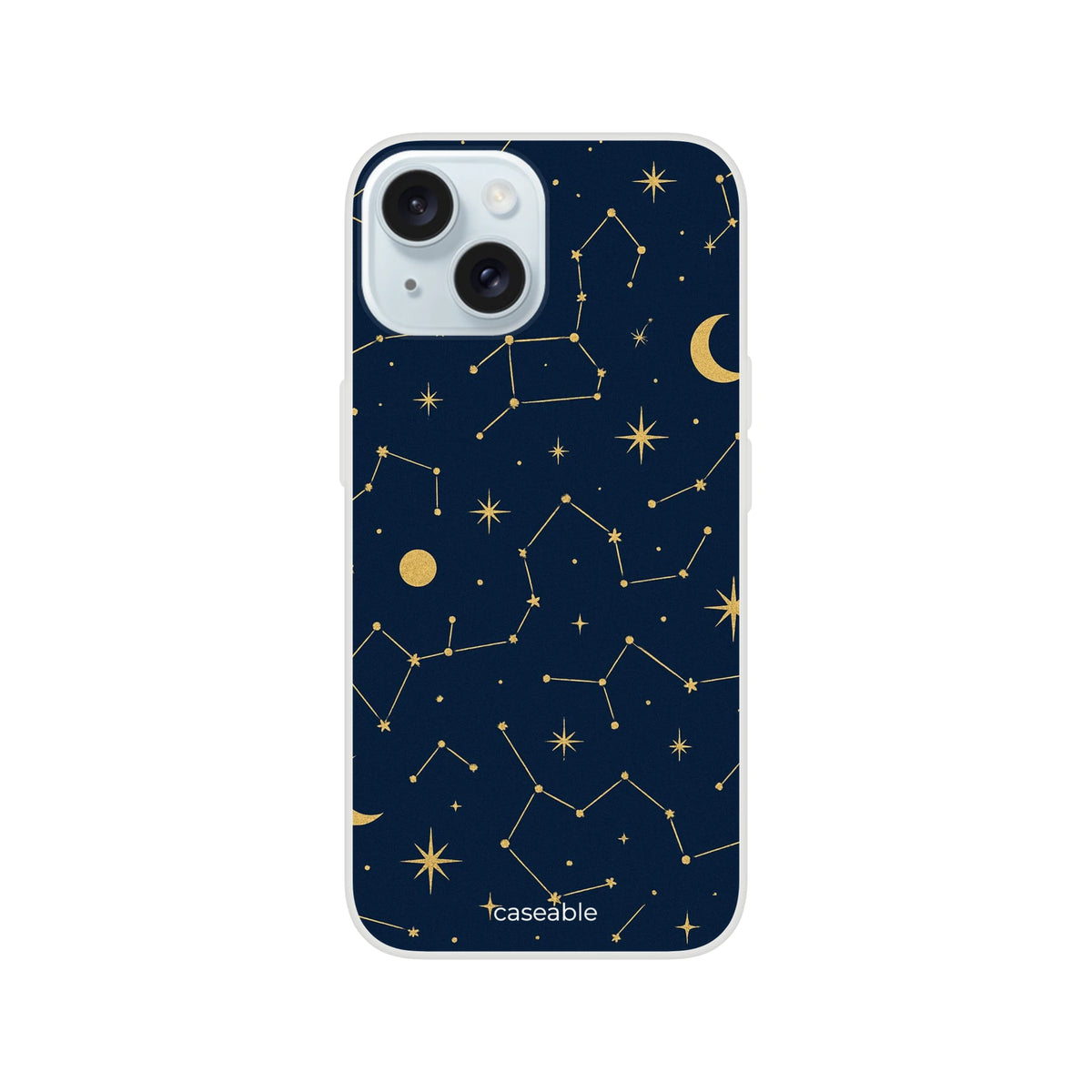 Starry Silicone Case for iPhone 15 – Under the Stars