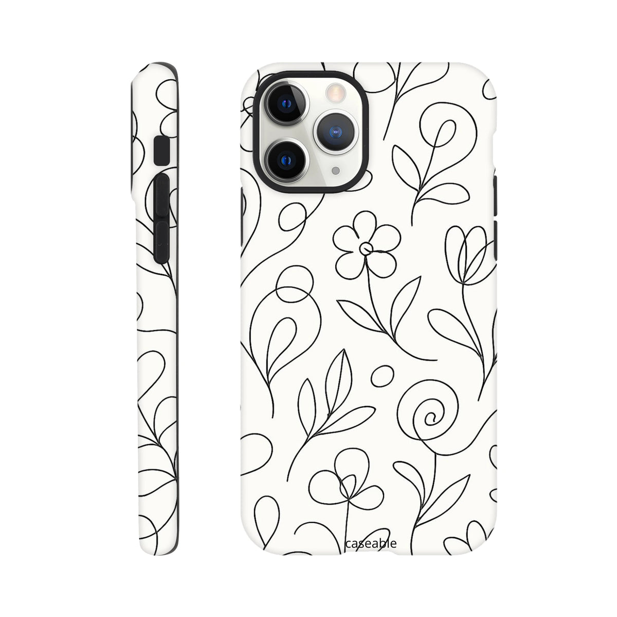 Floral Premium Case for iPhone 11 Pro – Botanical Lines