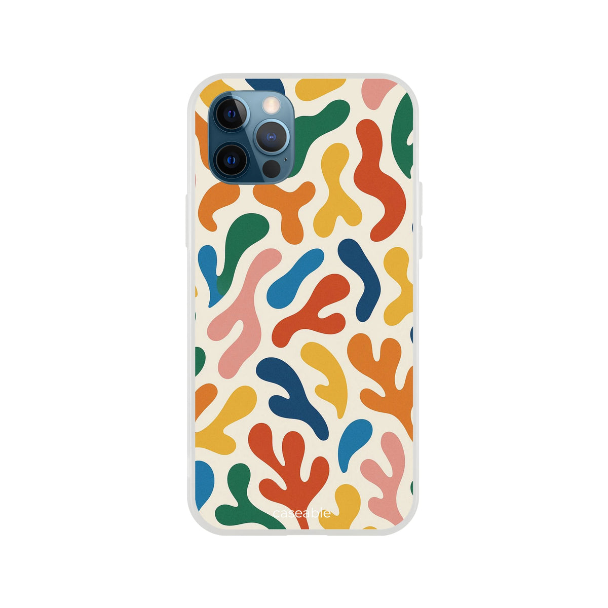 Colorful Silicone Case for iPhone 12 Pro – Splash of Color