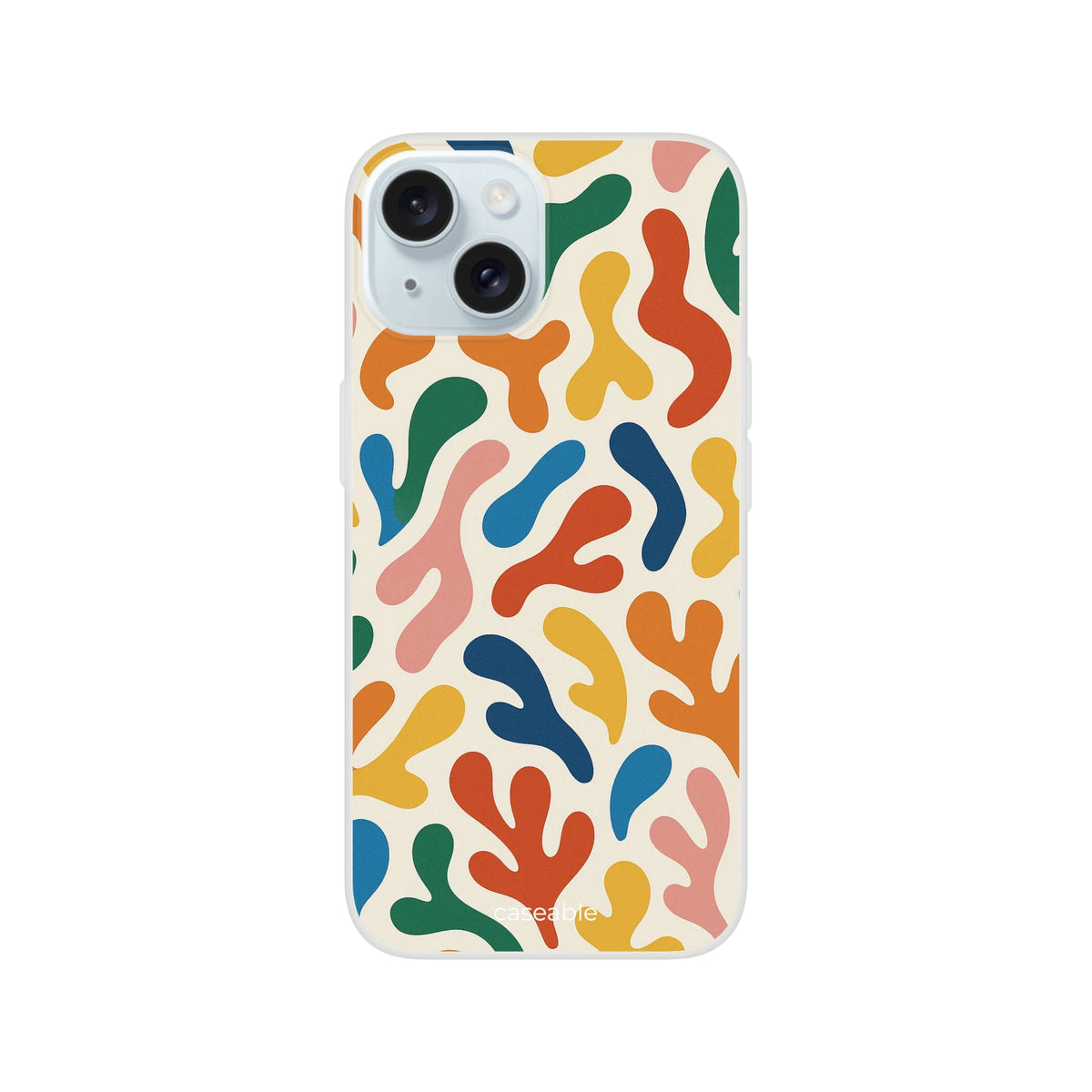 Colorful Silicone Case for iPhone 15 – Splash of Color