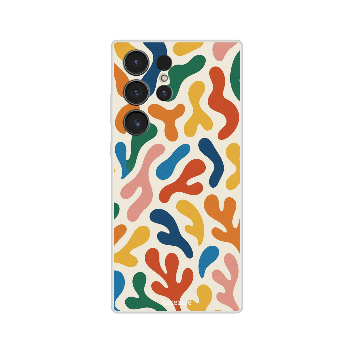 Colorful Silicone Case for Samsung Galaxy S23 Ultra – Splash of Color