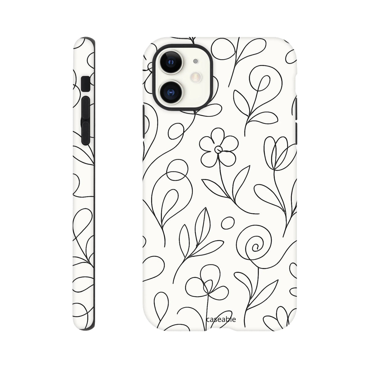 Floral Premium Case for iPhone 11 – Botanical Lines