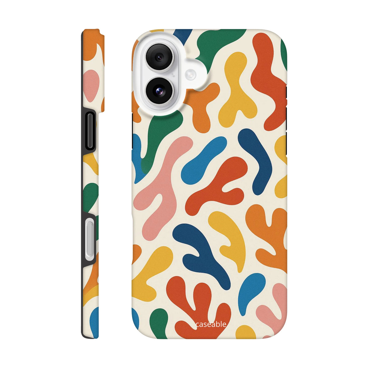 Colorful Premium Case for iPhone 16 Plus – Splash of Color