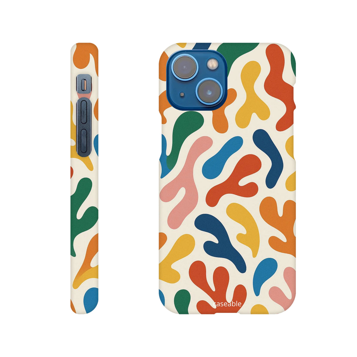 Colorful Hard Shell Case for iPhone 13 mini – Splash of Color
