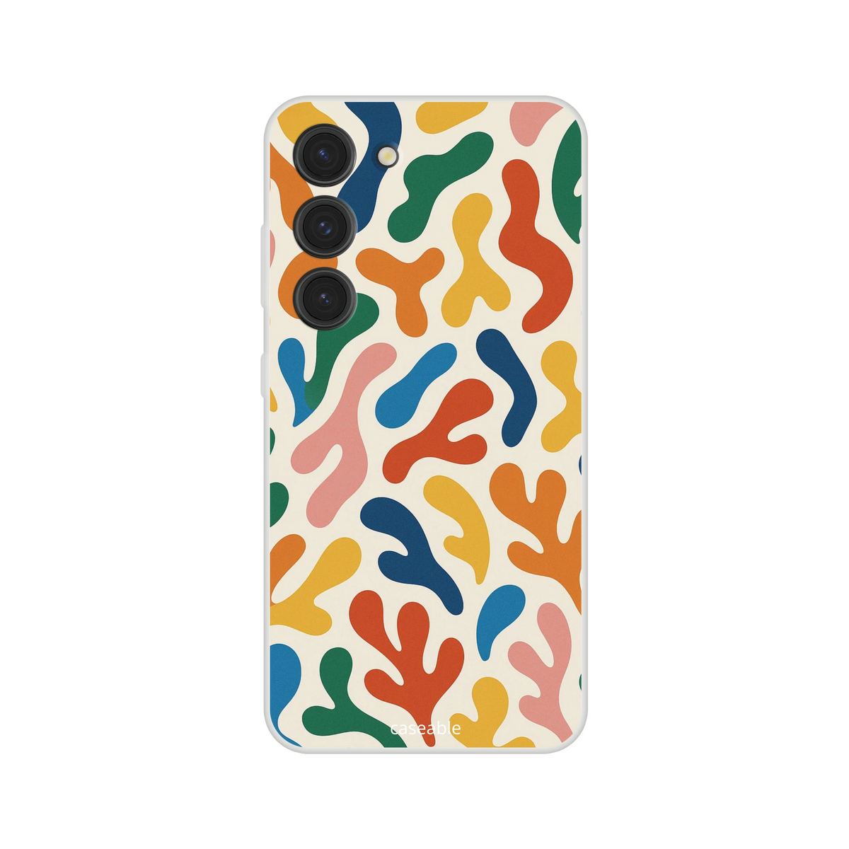 Colorful Silicone Case for Samsung Galaxy S23 – Splash of Color