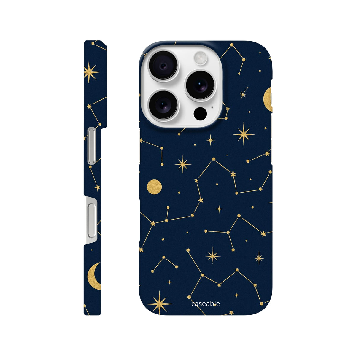 Starry Hard Shell Case for iPhone 16 Pro – Under the Stars