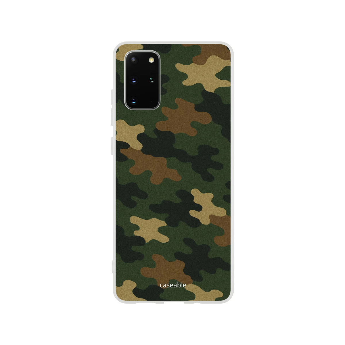 Camo Silicone Case for Samsung Galaxy S20 Plus – Army Style