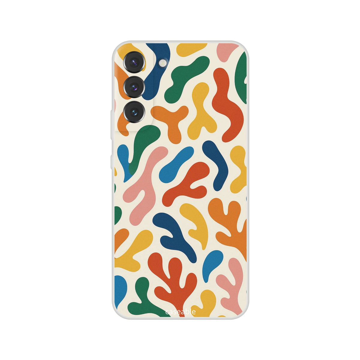Colorful Silicone Case for Samsung Galaxy S22 Plus – Splash of Color