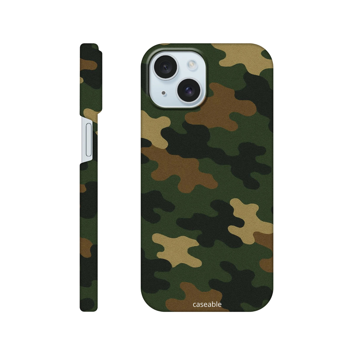 Camo Hard Shell Case for iPhone 15 – Army Style