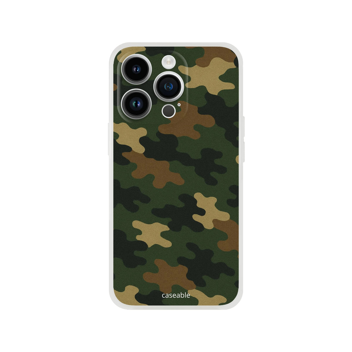 Camo Silicone Case for iPhone 14 Pro – Army Style