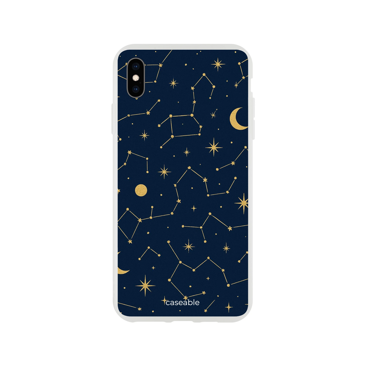 Starry Silicone Case for iPhone XS Max – Under the Stars