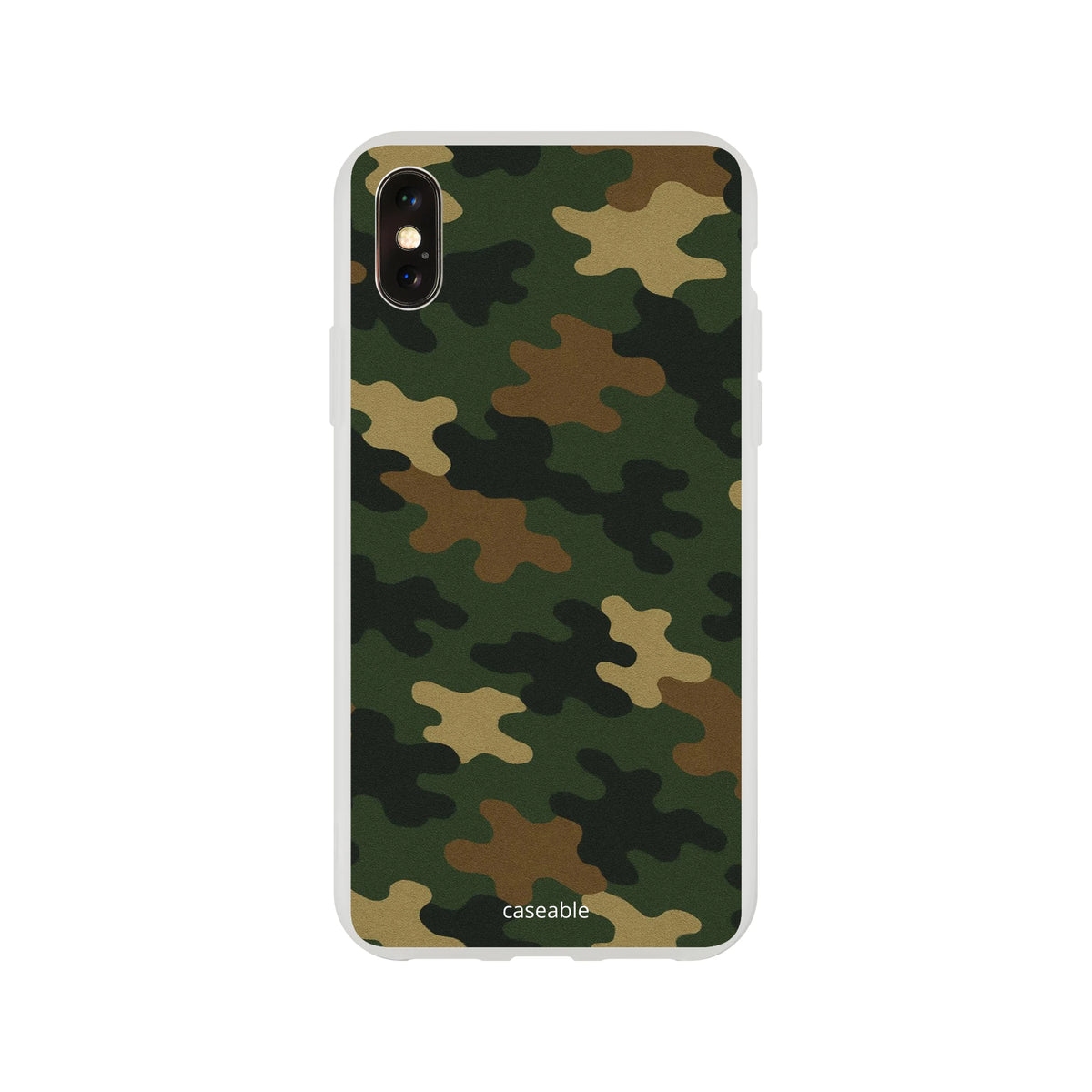 Camo Silicone Case for iPhone X – Army Style