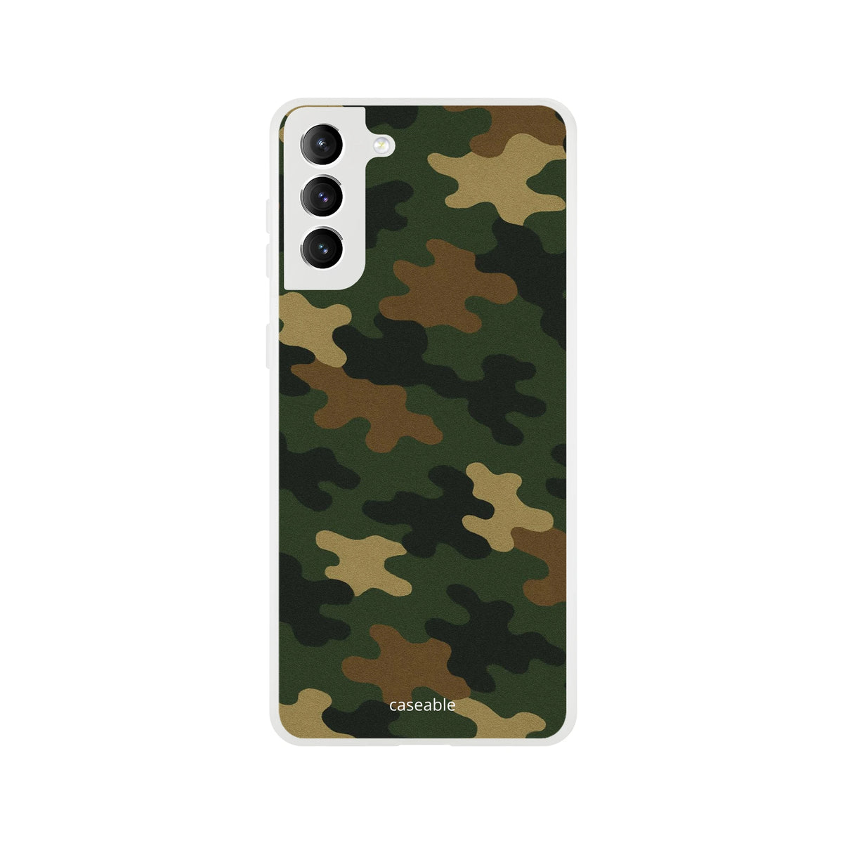 Camo Silicone Case for Samsung Galaxy S21 Plus – Army Style