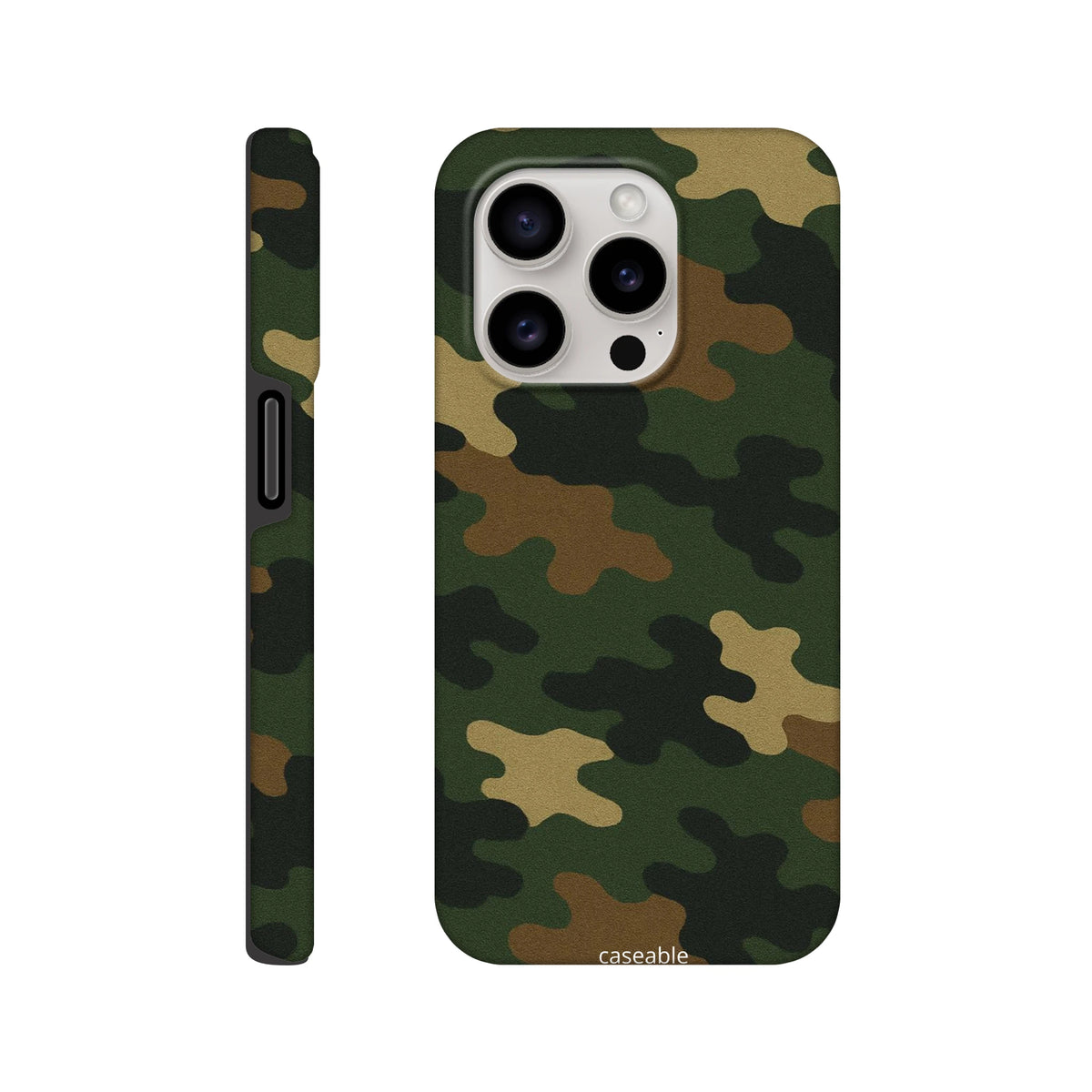 Camo Premium Case for iPhone 15 Pro – Army Style