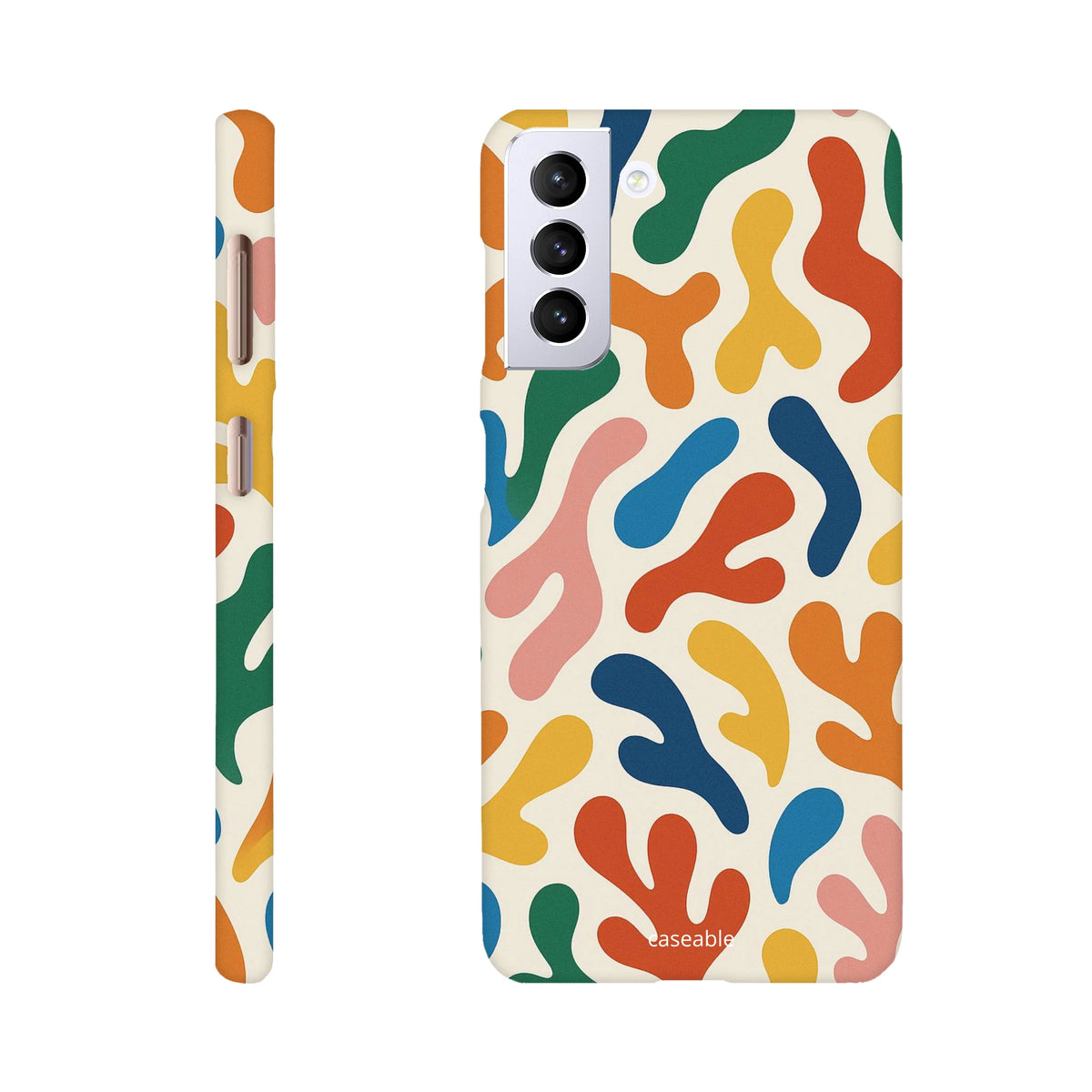 Colorful Hard Shell Case for Samsung Galaxy S21 Plus – Splash of Color