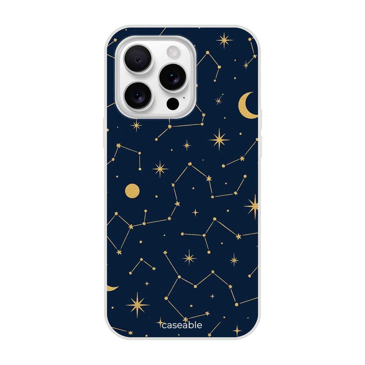 Starry Silicone Case for iPhone 16 Pro Max – Under the Stars