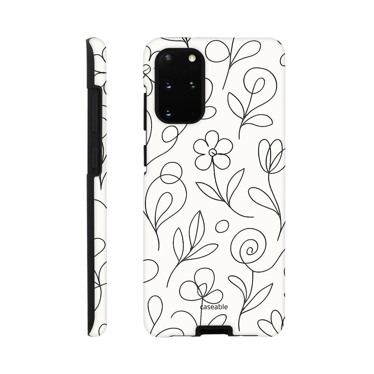 Floral Premium Case for Samsung Galaxy S20 Plus – Botanical Lines