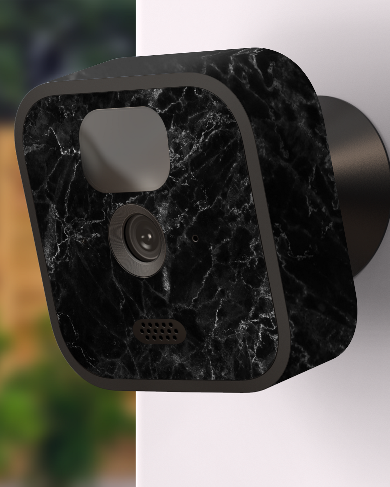 Midnight Marble Camera Skin Blink Outdoor (2020) attached to exterior wall