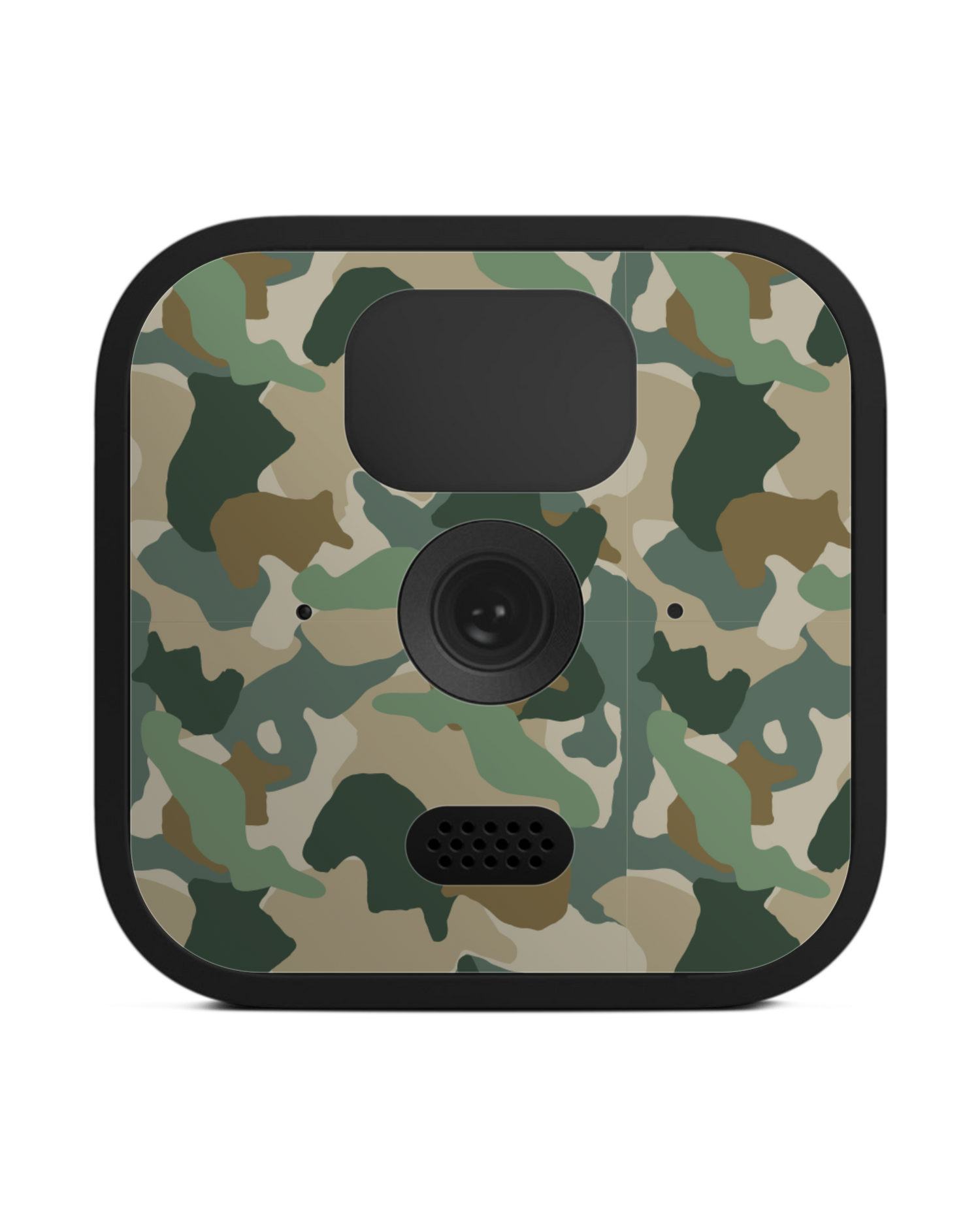 Abstract Green Camo Camera Skin Blink Outdoor (2020): Front View